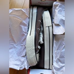 Converse Brand New Low Rise Brown Shoes Size 8